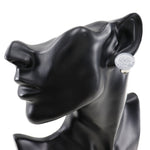 Chanel CC Round Clip-On Earrings Glitter Resin - image 6
