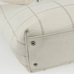 Chanel Square Stitch Tote Quilted Leather Medium - image 9