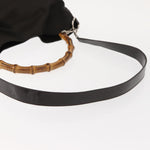 Gucci Vintage Bamboo Shoulder Bag Nylon - image 8