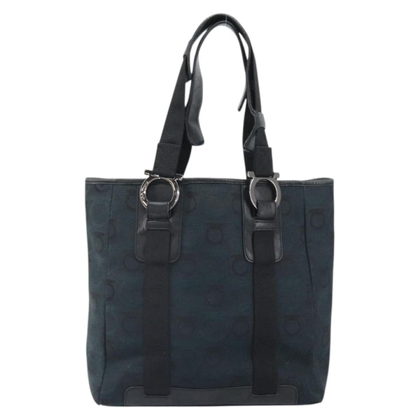 Salvatore Ferragamo Gancini Tote Canvas - image 1