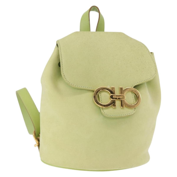 Salvatore Ferragamo Gancini Backpack Suede - image 1