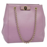 Salvatore Ferragamo Vara Bow Chain Tote Leather Medium - image 1