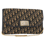 Christian Dior Vintage CD Chain Flap Shoulder Bag Diorissimo Canvas Small - image 16