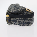 Christian Dior Saddle Zip Pouch Diorissimo Canvas - image 4