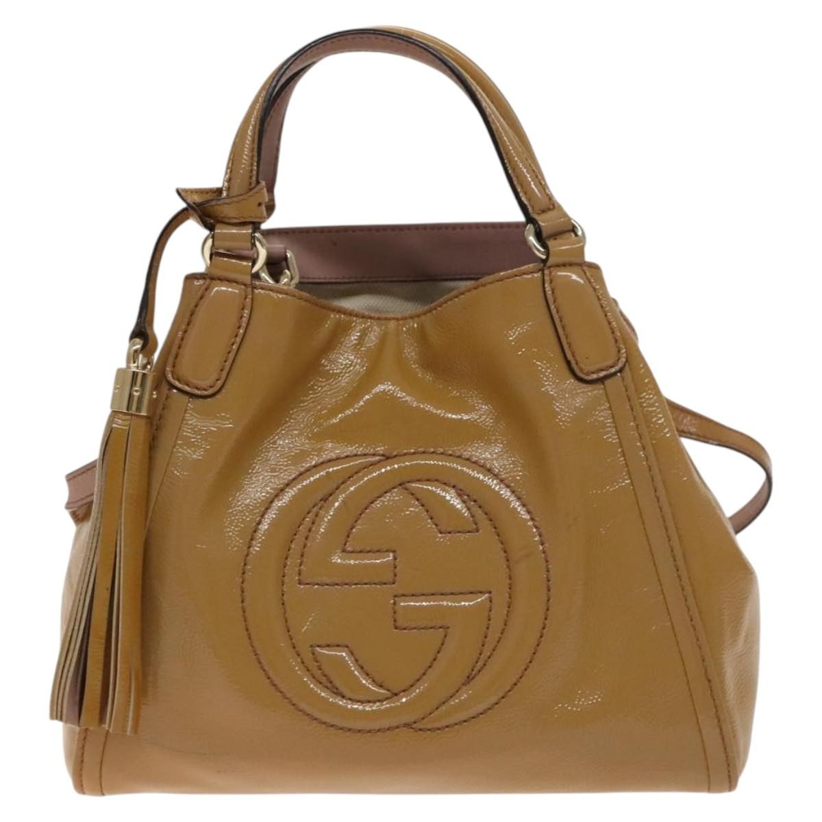 Gucci Soho Convertible Shoulder Bag Patent Small - image 1