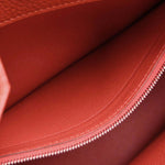 Hermes Birkin Handbag Red Togo with Palladium Hardware 35 - image 20