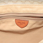 Celine Vintage Macadam Circle Logo Shoulder Bag Canvas and Leather - image 6