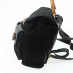 Gucci Vintage Bamboo Backpack Suede Medium - image 4