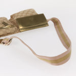 Gucci Vintage Double Belt Bag GG Coated Canvas with Leather - image 8