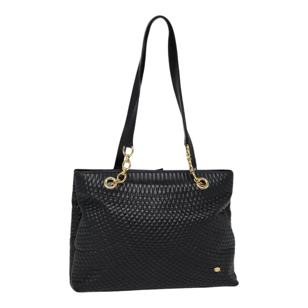 Bally Vintage Tote Bag Quilted Leather - image 1
