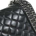 Chanel Boy Flap Bag Quilted Glazed Calfskin New Medium - image 12