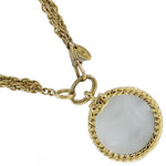 Chanel Vintage Double CC Pendant Necklace Metal - image 1