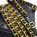 Chanel Duma Drawstring Backpack Quilted Leather Small - image 8