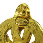Chanel Vintage CC Heart Clip-On Earrings Metal Small - image 4