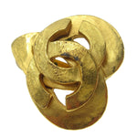 Chanel CC logo heart Gold-plated - image 5