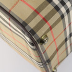 Burberry Vintage Duffle Bag Haymarket Canvas Large - image 12