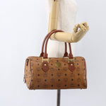 MCM Visetos logogramme Handbag Canvas and Leather - image 13