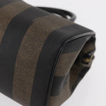 Fendi Vintage Pequin Convertible Boston Bag Coated Canvas Small - image 11