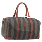 Fendi Vintage Pequin Boston Bag Coated Canvas Medium - image 12