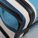Balenciaga Bazar Convertible Tote Striped Leather Small - image 9