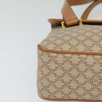 Celine Vintage Macadam Handbag Canvas and Leather - image 9
