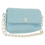 Chanel Sport Line Resin Camera Flap Bag Terry Cloth Medium - image 1