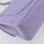 Chanel Square Classic Single Flap Bag Fabric - image 19