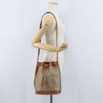 Celine Vintage Buckle Shoulder Bag Canvas - image 18