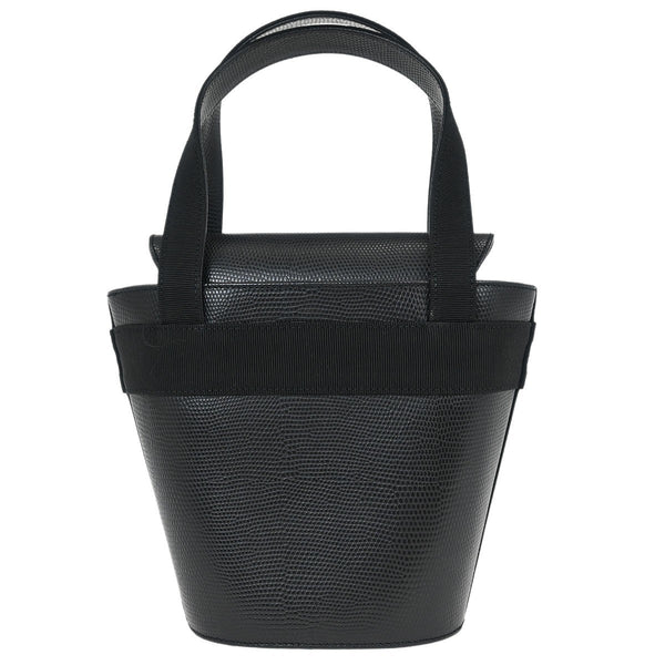 Salvatore Ferragamo Vara Bow Top Handle Bucket Bag Leather Mini