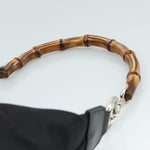 Gucci Vintage Bamboo Handle Bag Nylon - image 19