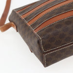 Celine Vintage Macadam Shoulder Bag Canvas and Leather - image 12