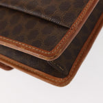 Celine Vintage Macadam Shoulder Bag Canvas and Leather - image 11