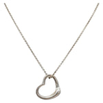 Tiffany & Co. Elsa Peretti Open Heart Pendant Necklace Sterling Silver 16mm - image 10