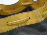 Celine Bucket sangle black and brown leather moyen - image 13