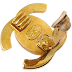 Chanel CC Turnlock Clip-On Earrings Metal - image 4