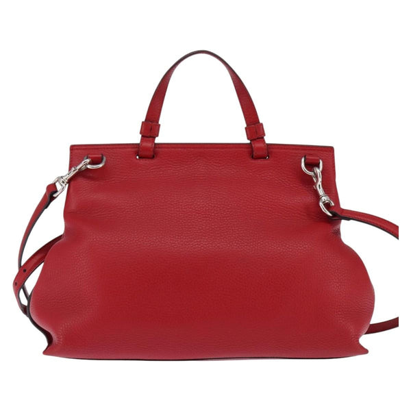 Gucci Bamboo Daily Top Handle Bag Leather Large