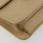 Chanel Vintage Clutch with Chain Quilted Leather Small - image 9