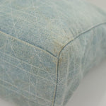 Christian Dior Vintage Lady Dior Bag Cannage Quilt Denim Large - image 10