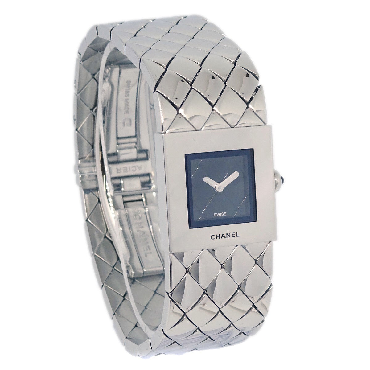 Chanel Matelasse Quartz Watch Stainless Steel 19 - image 1