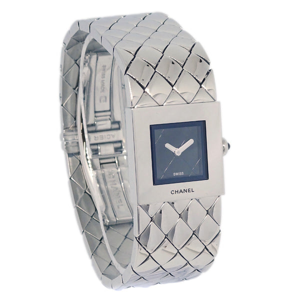Chanel Matelasse Quartz Watch Stainless Steel 19 - image 1