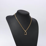 Christian Dior CD Pendant Necklace Gold-plated - image 9