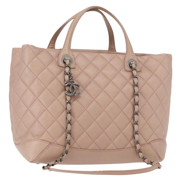 Chanel Easy Shopping Tote Quilted Calfskin Small - image 1