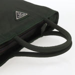 Prada Vintage Zip Handbag Tessuto - image 8