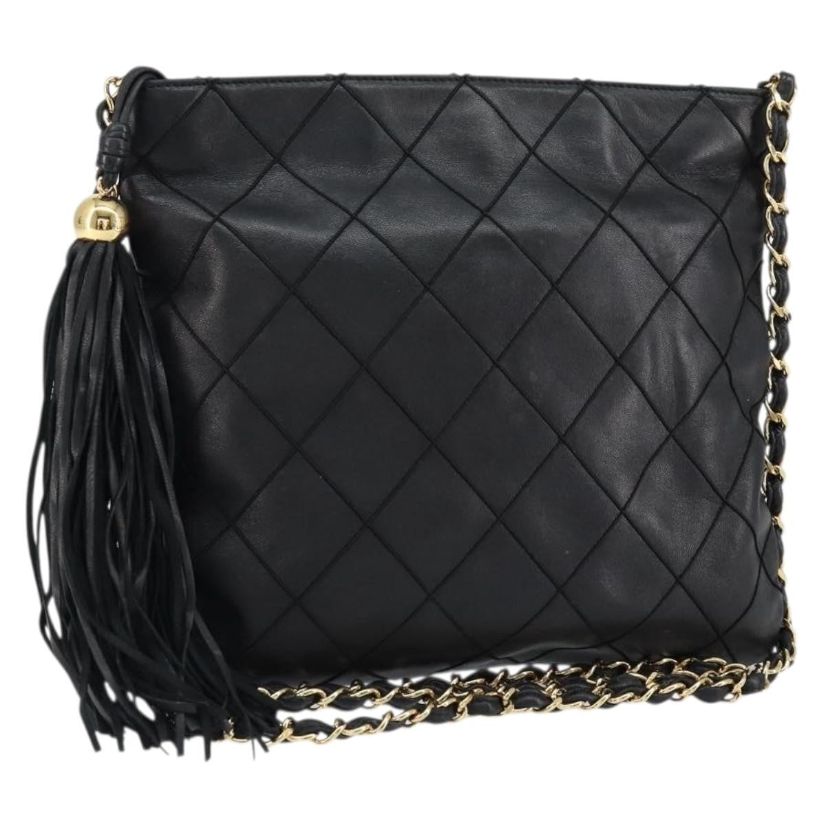 Chanel Vintage Shoulder Bag Leather - image 1