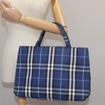 Burberry Nova Check Tote canvas check pattern Small - image 13