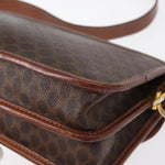 Celine Vintage Macadam Shoulder Bag Canvas Medium - image 9