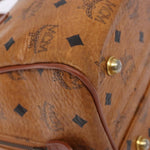 MCM Visetos logogramme Handbag Canvas and Leather - image 10