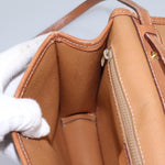 Celine Vintage Macadam Circle Logo Shoulder Bag Canvas and Leather - image 20