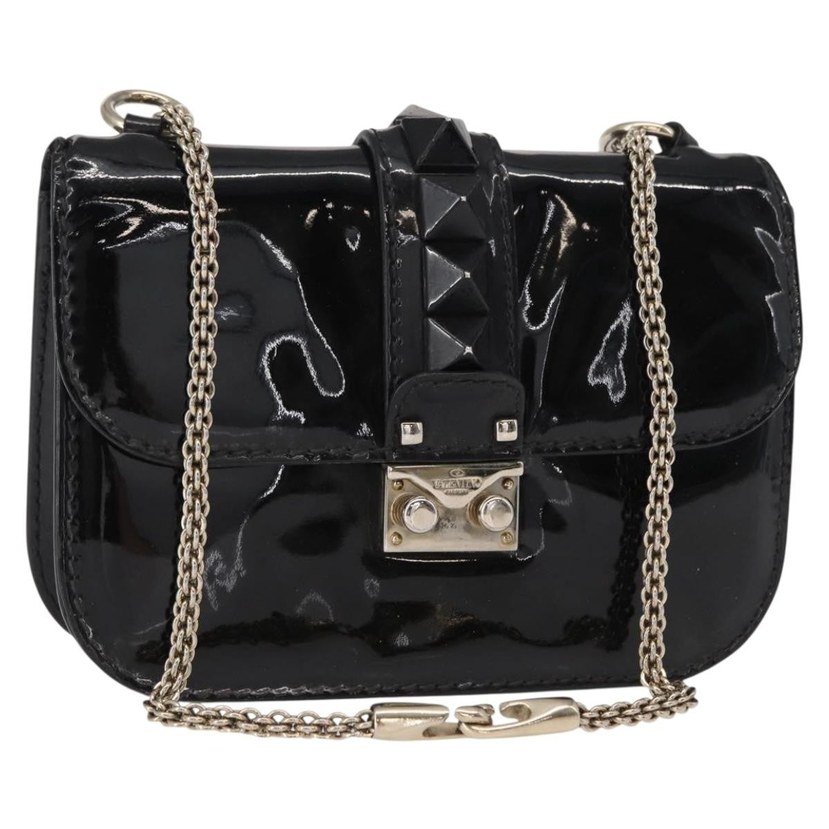 Valentino Garavani Glam Lock Shoulder Bag Patent Small - image 1