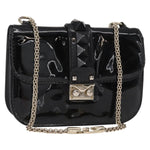 Valentino Garavani Glam Lock Shoulder Bag Patent Small - image 1